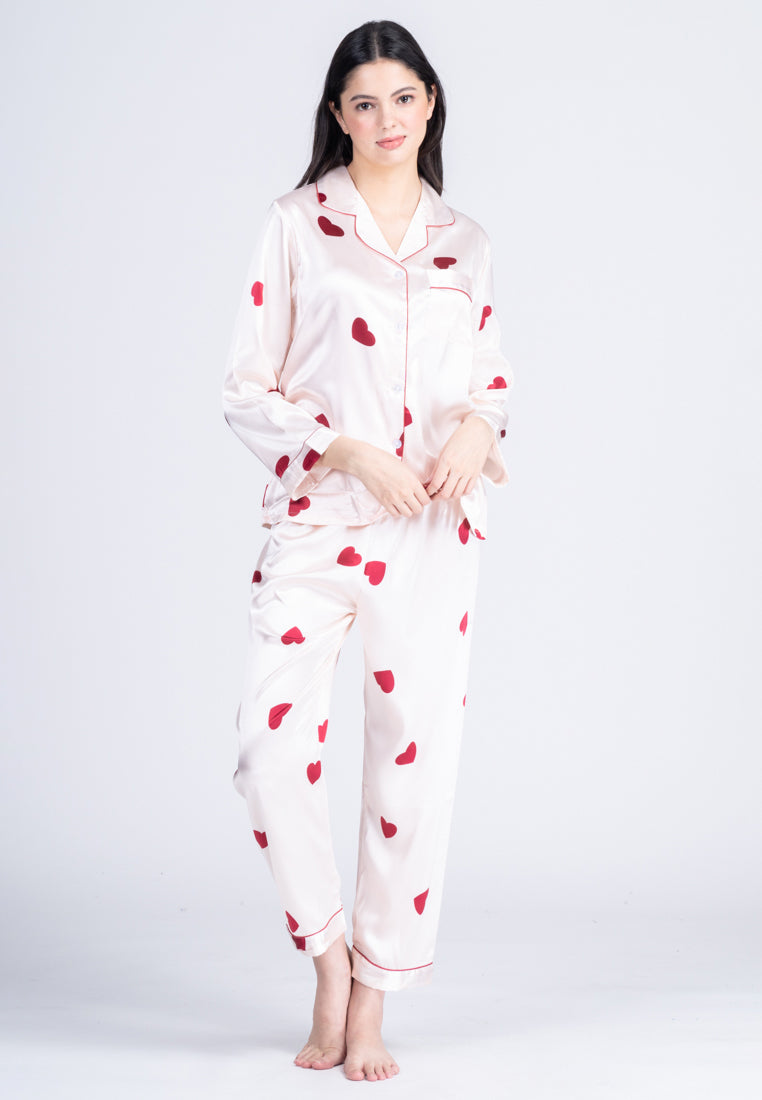 Elise silk pj set