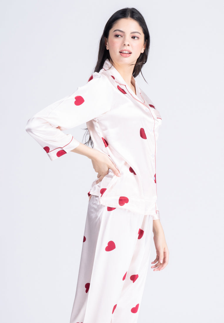 Elise silk pj set