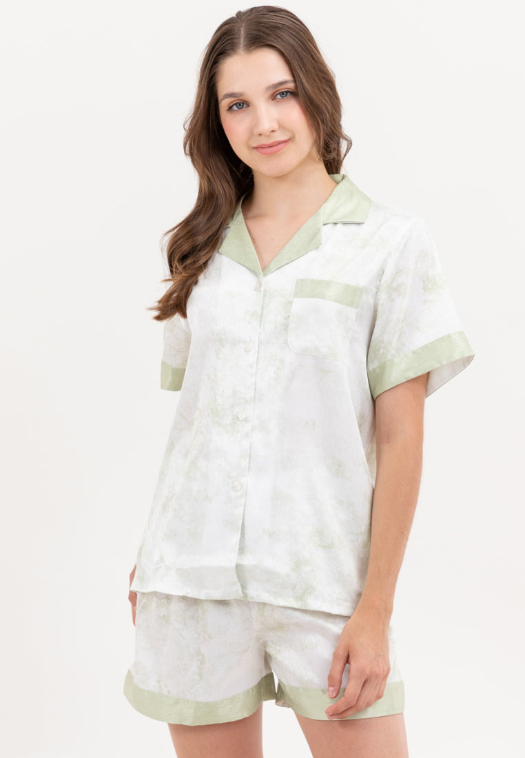 Mindy Silk Shortsleeve Pajama Set