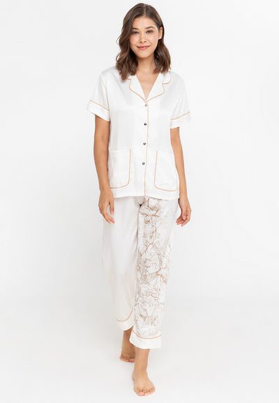 Calla Silk Shortsleeve Pajama Set