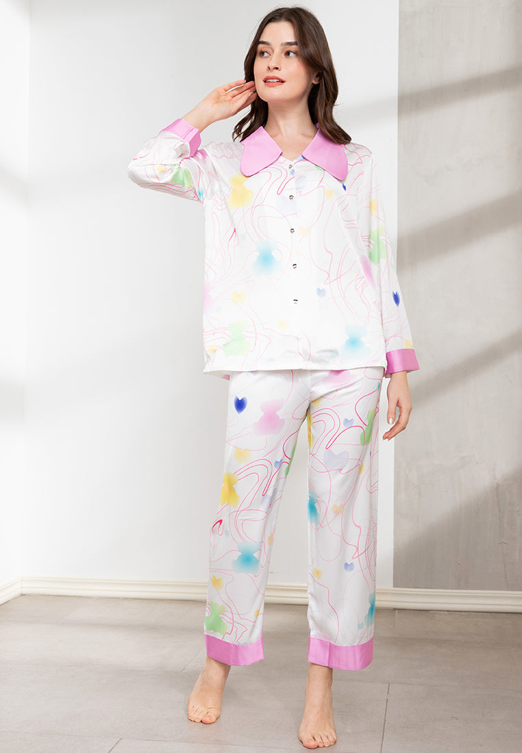 Sugar Silk Longsleeve Pajama Set