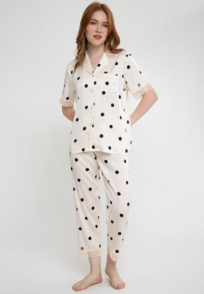 Amanda Silk Shortsleeve Pajama Set