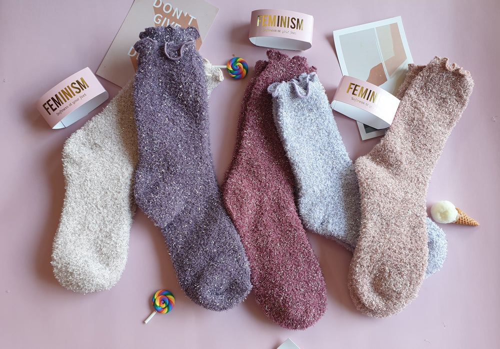 #8911 Sparkle Sleep Socks