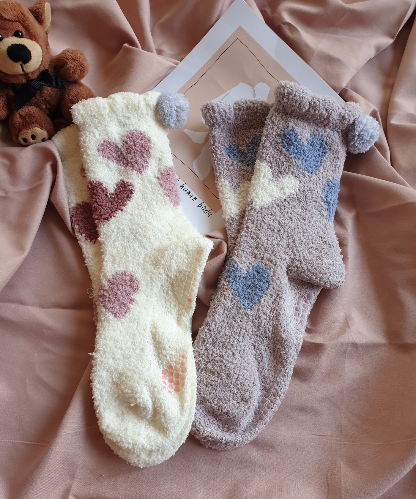 Heart Sleep Socks