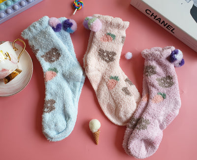 Strawberry Sleep socks