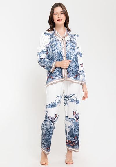 Therese Silk Longsleeve Pajama Set