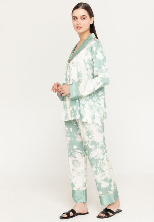 Alba Silk Longsleeve Set