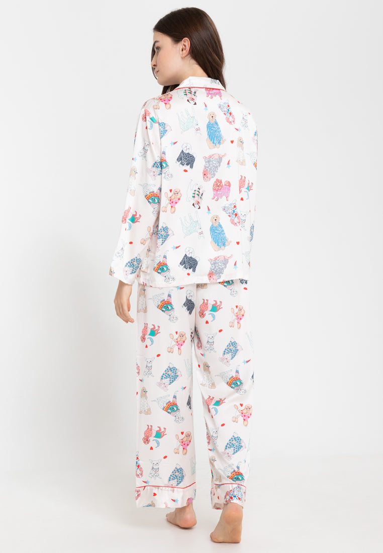 Lou Silk Longsleeve Pajama Set