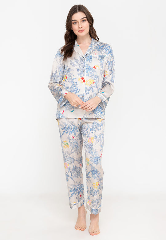 Louis silk longsleeve pajama set