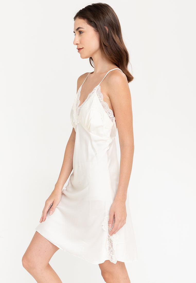 Ramona White slip dress