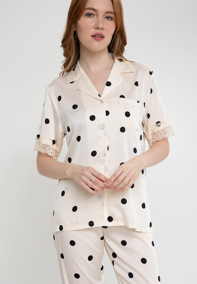 Amanda Silk Shortsleeve Pajama Set