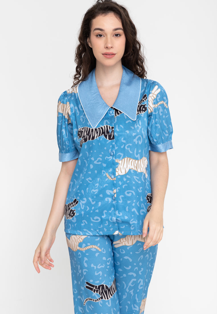 Devora Silk Shortsleeve Pajama Set