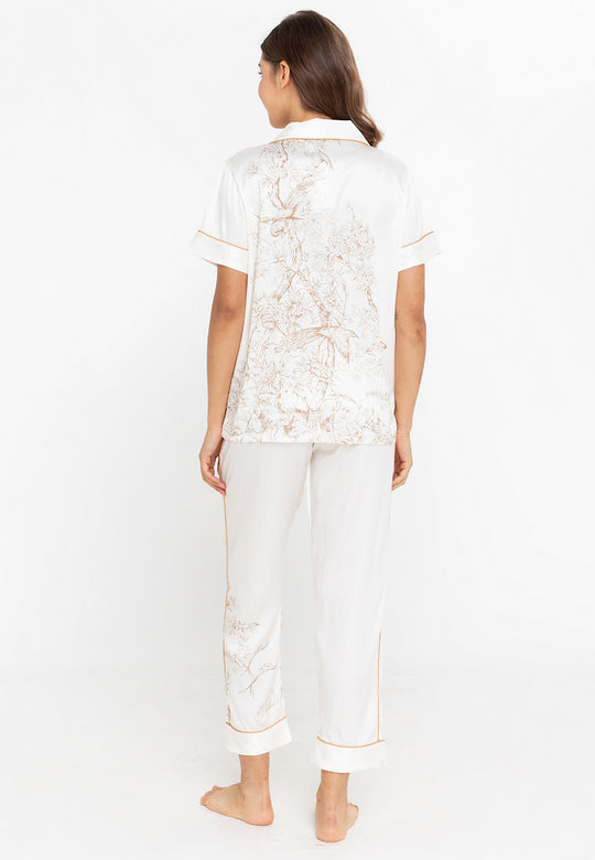 Calla Silk Shortsleeve Pajama Set