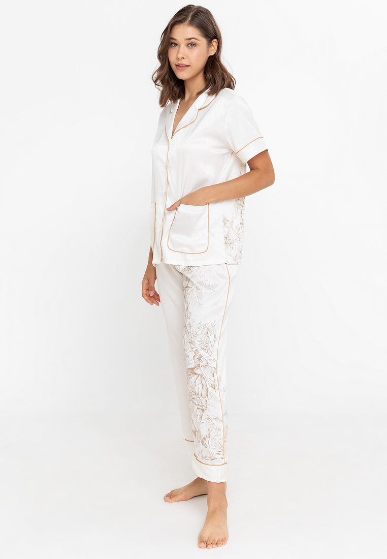 Calla Silk Shortsleeve Pajama Set