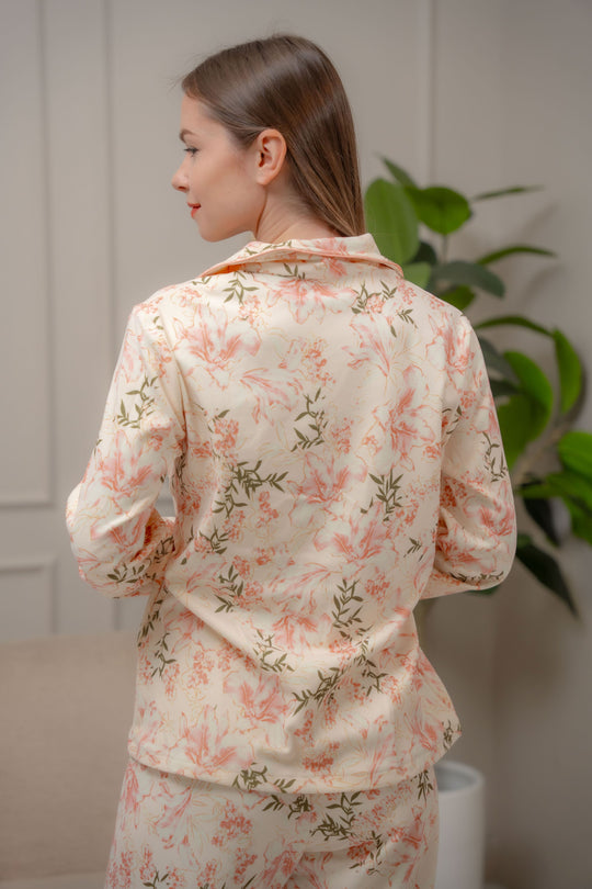 FEMINISM ESME 100% THICK COTTON LONGSLEEVE PAJAMA SET