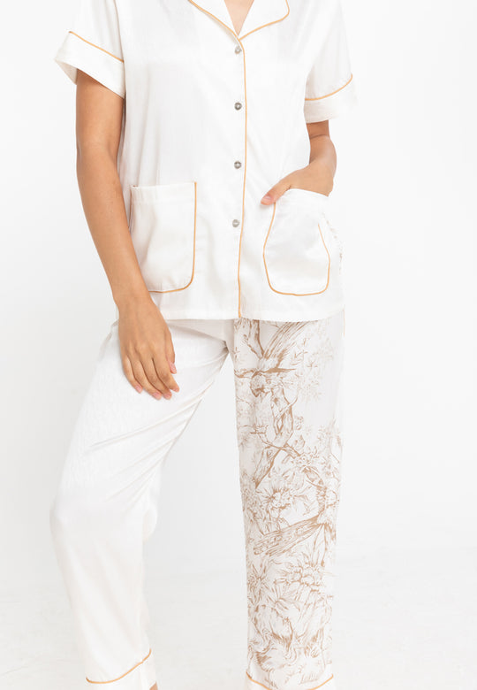 Calla Silk Shortsleeve Pajama Set