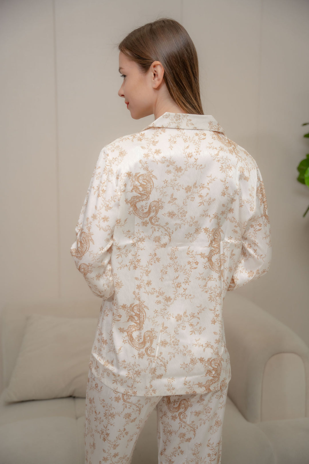 Feminism Women’s Jaz Silk Longsleeve Pajama Set