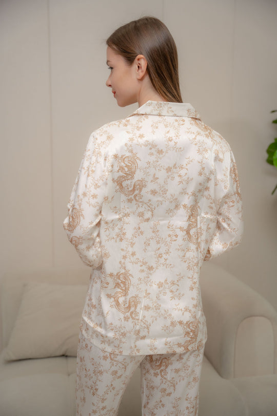 Feminism Women’s Jaz Silk Longsleeve Pajama Set