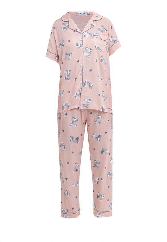 MIA Cotton Shortsleeve Pajama Set