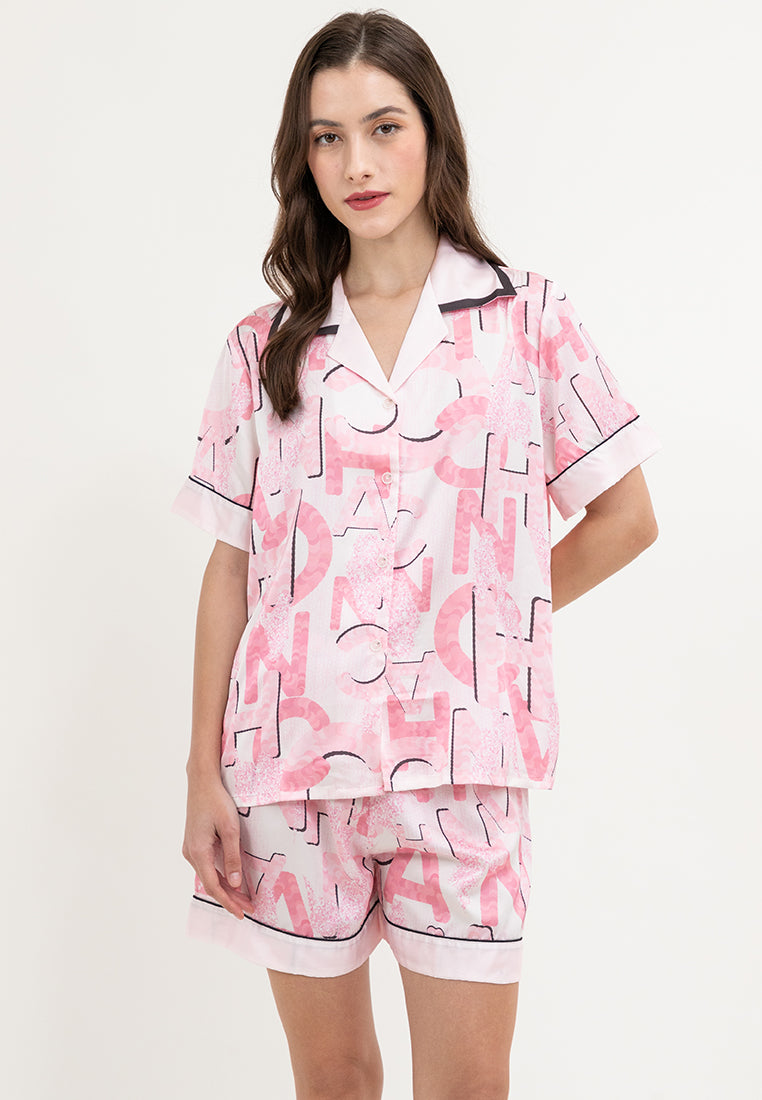 Caramel Silk Pajama Set