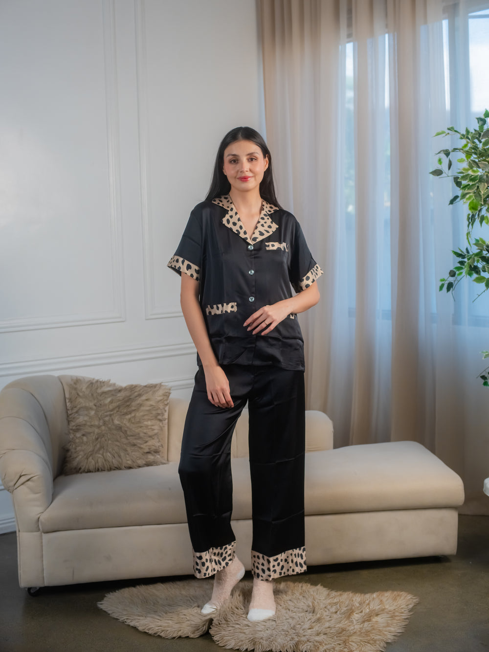 FEMINISM FAIRY SILK SHORTSLEEVE PAJAMA SET