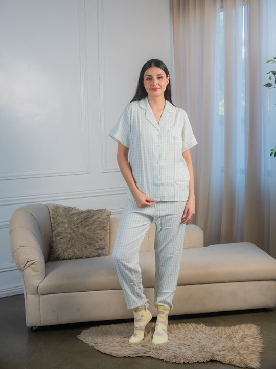 Lotus Cotton Shortsleeve Pajama Set