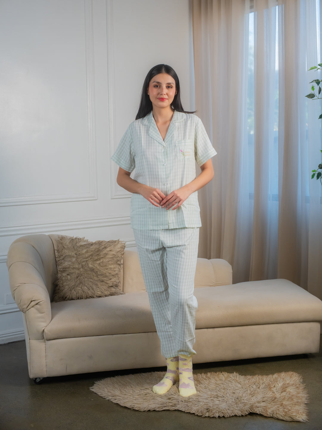 Lotus Cotton Shortsleeve Pajama Set