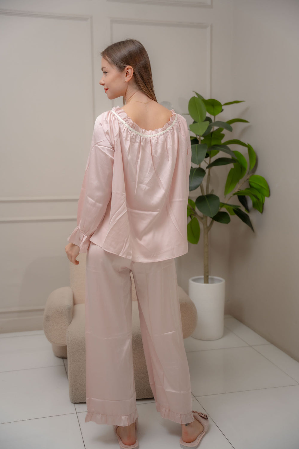 Wanda Silk Longsleeve Pajama Set