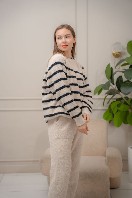 Freya thick sweater longsleeve pajama set