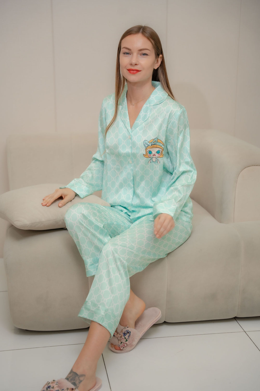 Molly Silk Longsleeve Pajama Set