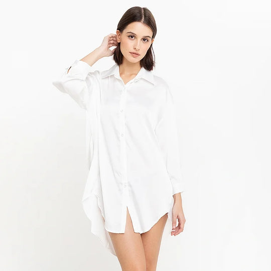 Delilah White Polo Dress