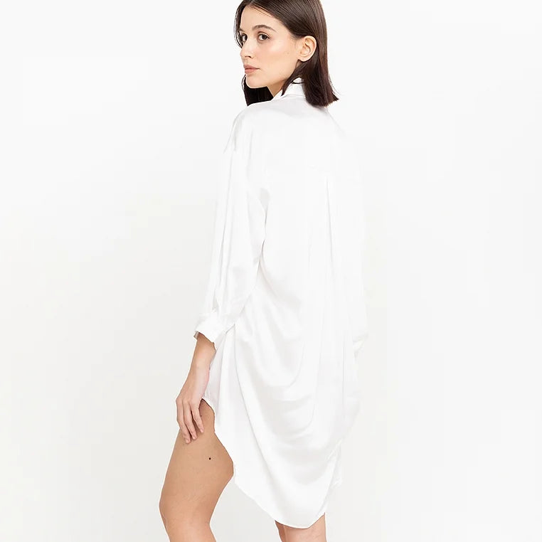 Delilah White Polo Dress