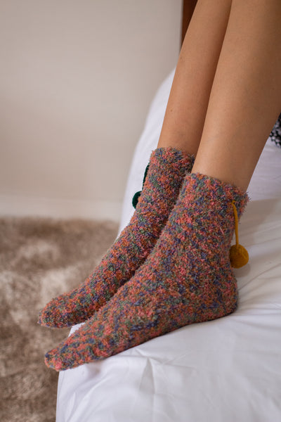 Rainbow Sleep Socks