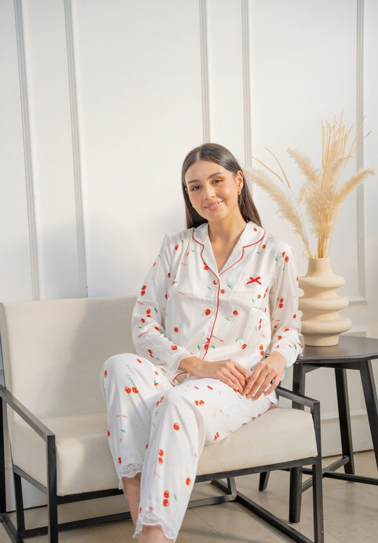 Heidi Silk Longsleeve PJ set