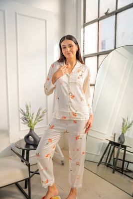 Linnea silk longsleeve Pj set