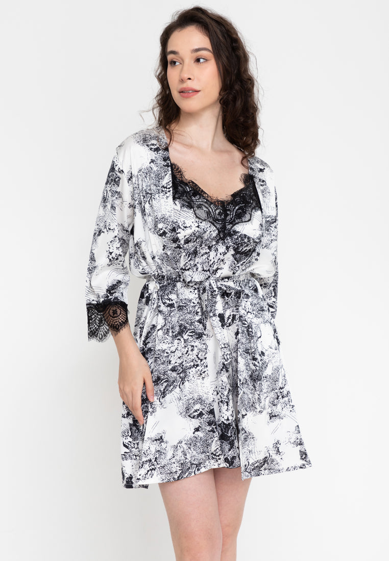 Ingrid Silk Robe Set