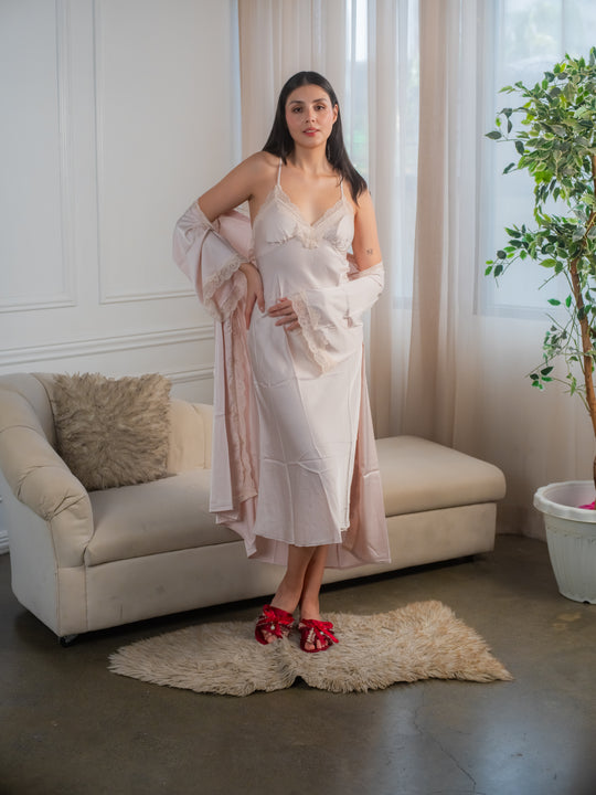 Feminism Serenity Silk Robe Set