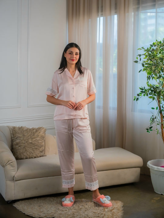 FEMINISM Yarrow SILK Shortsleeve PAJAMA SET
