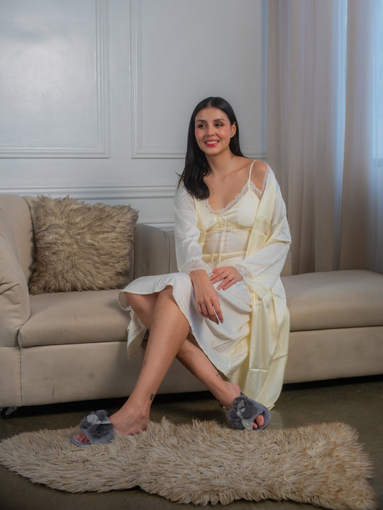 Feminism Cypress Silk Robe Set