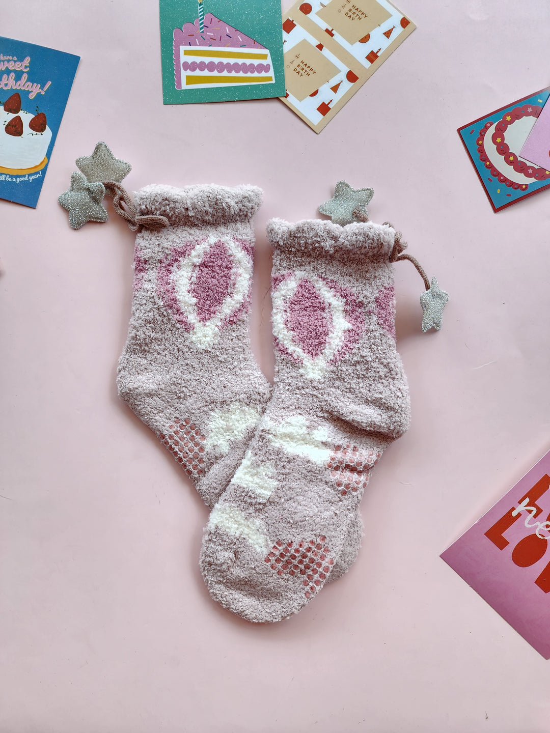 #8286 Star sleep socks