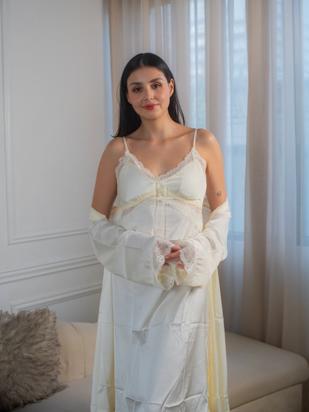 Feminism Cypress Silk Robe Set