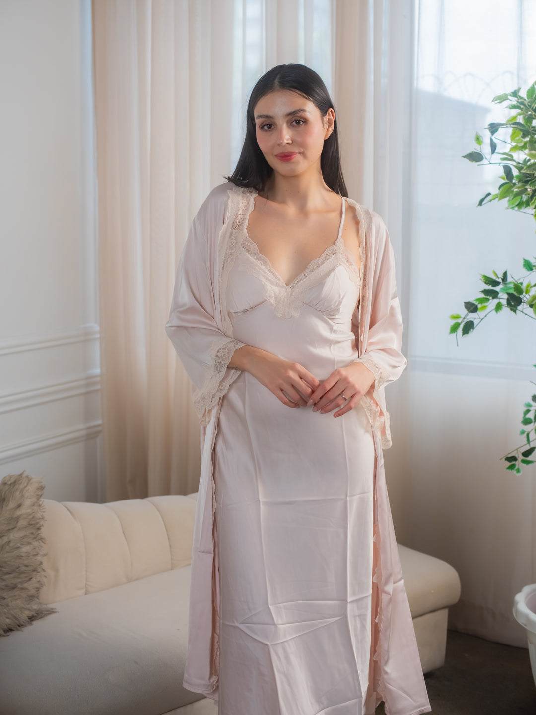 Feminism Serenity Silk Robe Set