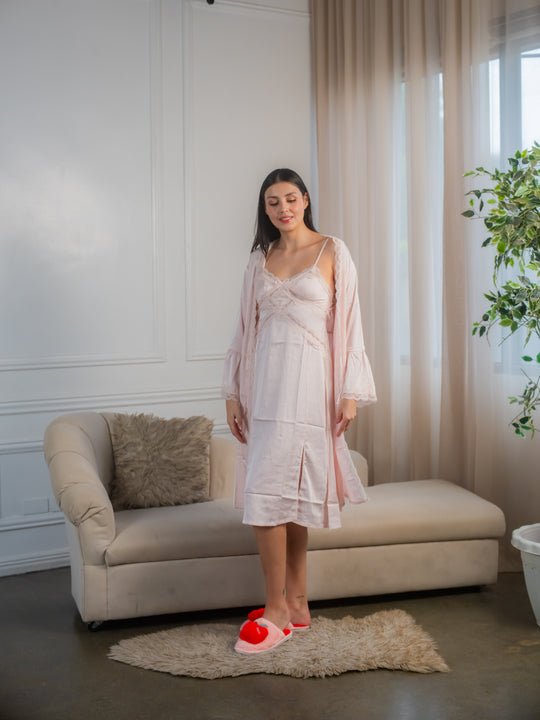Feminism Yassi Silk Robe Set