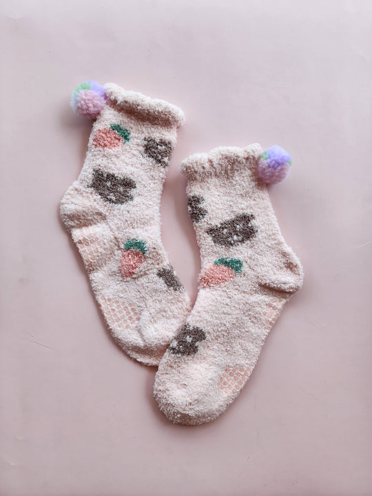 Strawberry Sleep socks