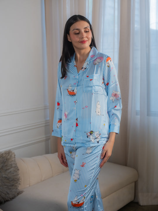 Feminism Women’s Marjorie Silk Longsleeve Pajama Set