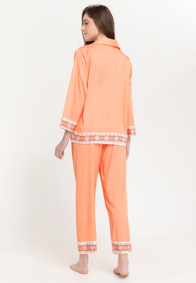 Beatrix silk Longsleeve Pajama Set