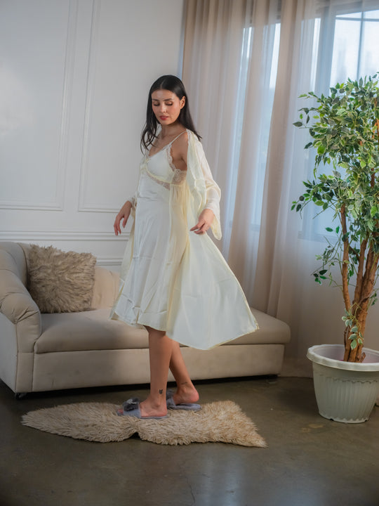 Feminism Cypress Silk Robe Set