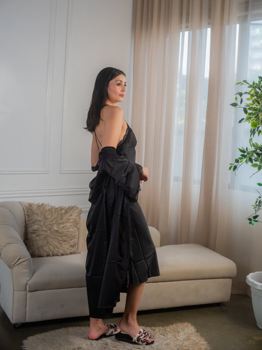 Feminism Serenity Silk Robe Set