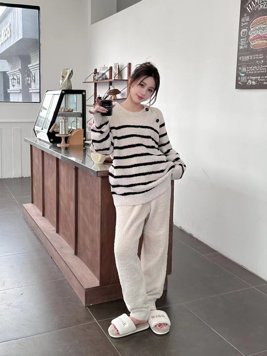Freya thick sweater longsleeve pajama set