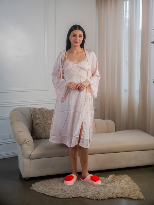 Feminism Yassi Silk Robe Set